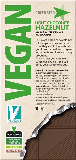 Huvudbild Green Star Vegan Hazelnut
