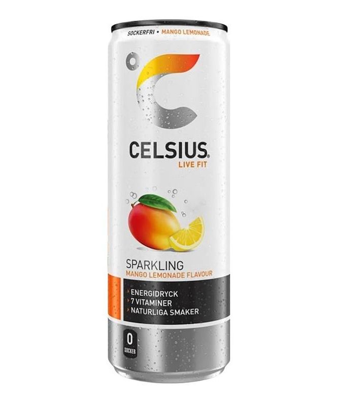 Celsius Sparkling Mango Lemonade